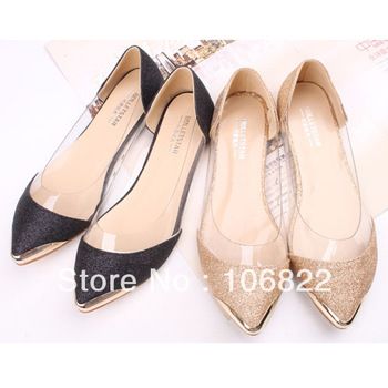 Sapatilha com transparência